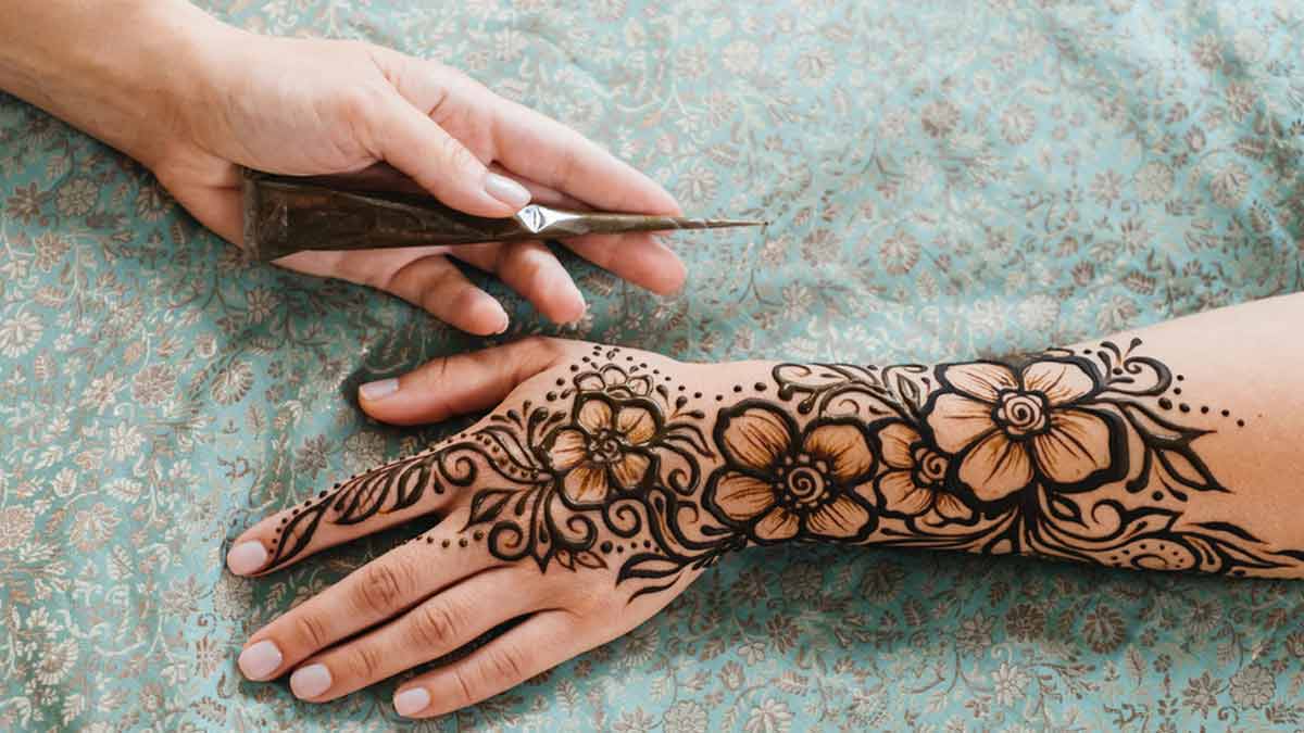 Floral Mehndi Design