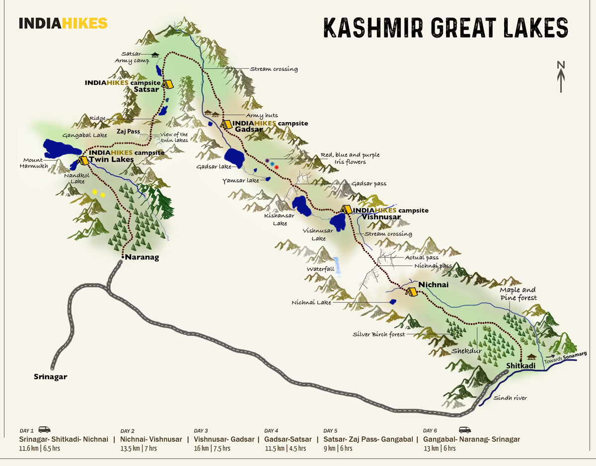 Trek In Jammu And Kashmir: कश्मीर में ग्रेट लेक्स ट्रेक घूमने का लुत्फ ...