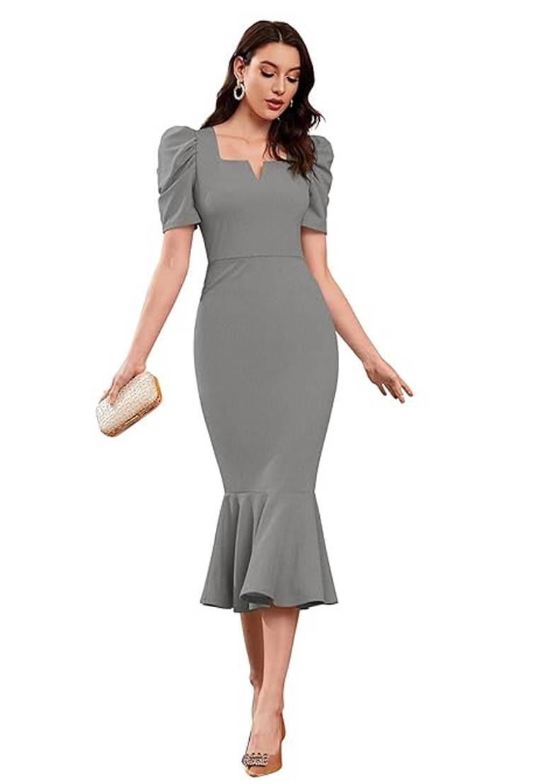 Grey Bodycone dress