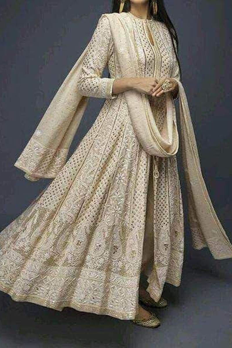 Heavy Chikankari Suit Design