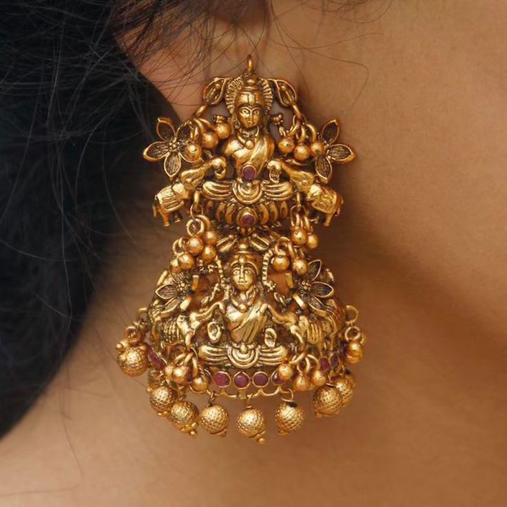 Lakshmi Sculptures Jhumka