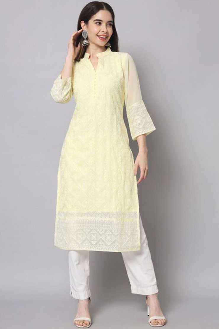 6 Lucknowi Kurti designs for summer | HerZindagi