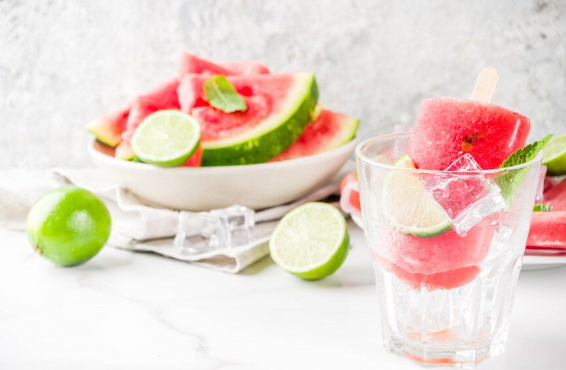 Minty melon refresher