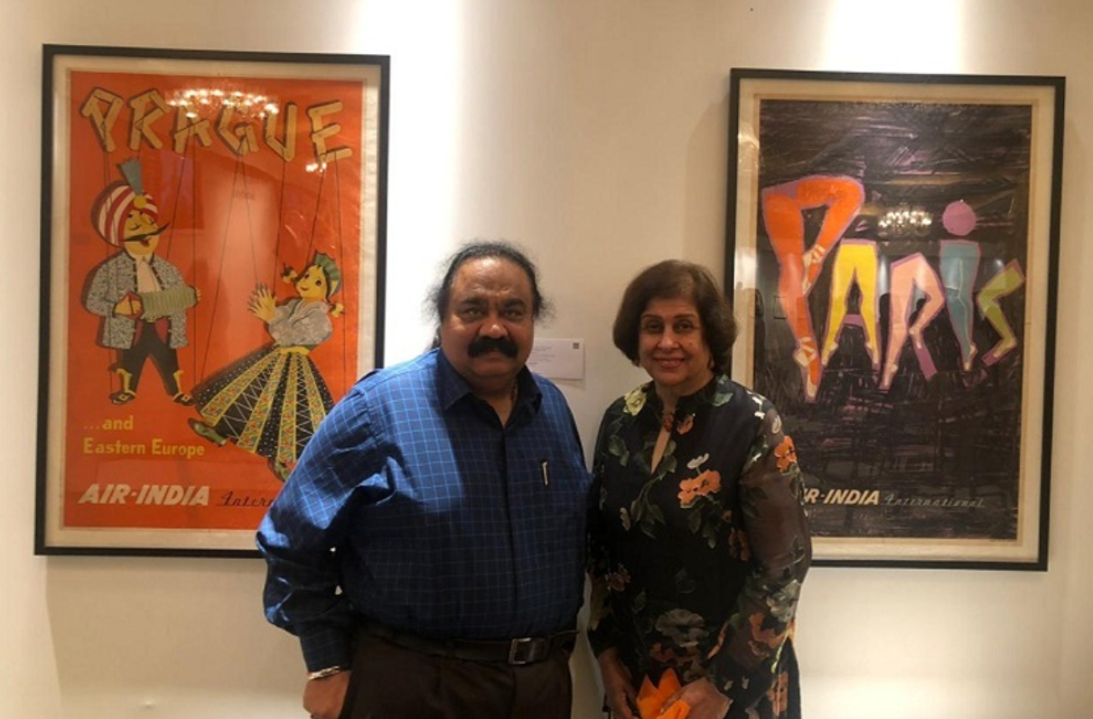 Nargis Wadia air india maharaja designer