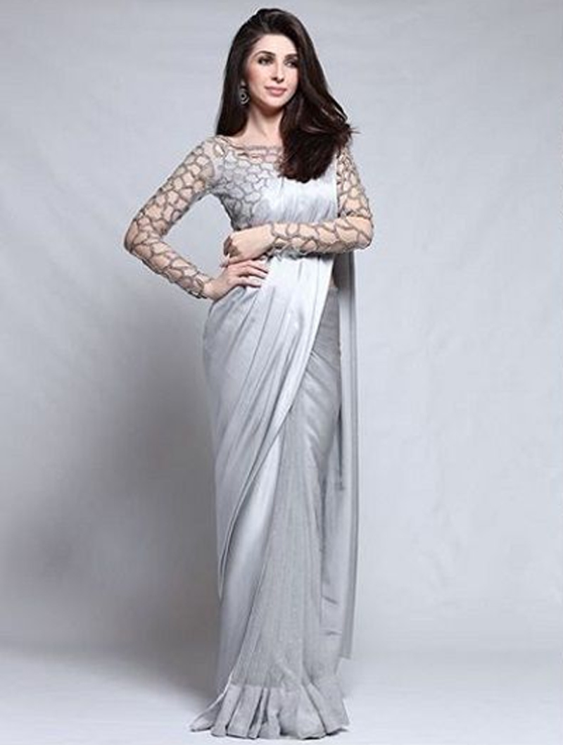 Net Like Heavy Blouse Design