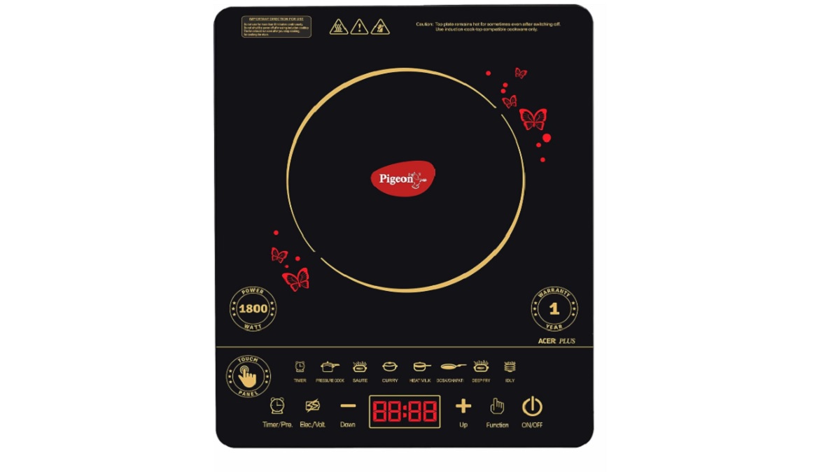 बेहतरीन Pigeon Induction Cooktop के बिना जले, गिरे फटाफट बनेगा खाना