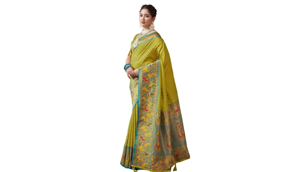 सोने के धागे से बने Best Paithani Sarees का नया कलेक्शन, देखने को 