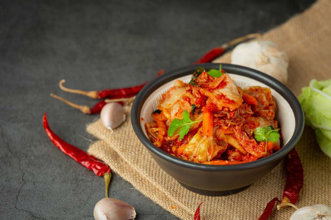 What is the process of making kimchi