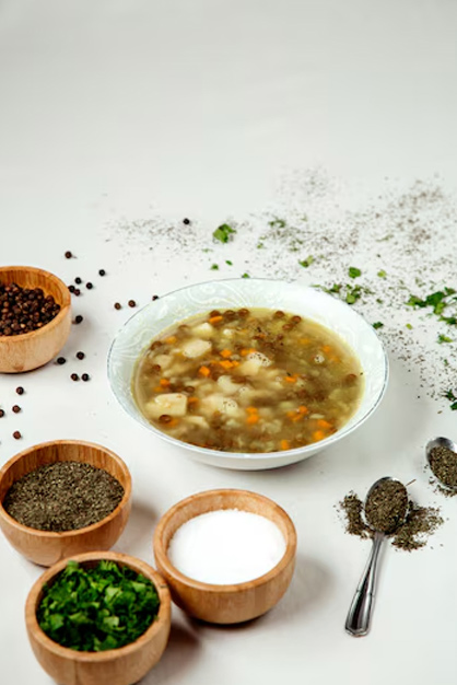 add in spices to moong dal