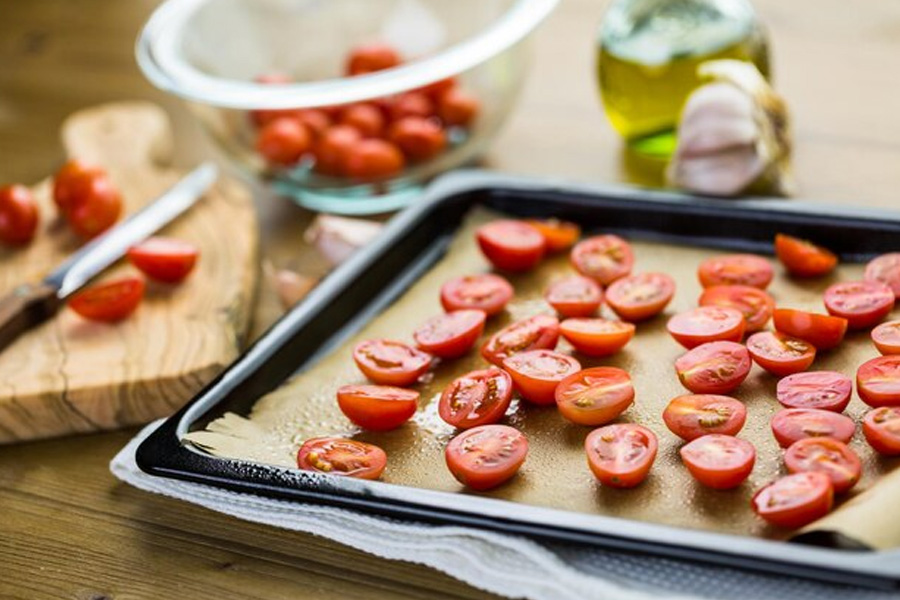 baked cherry tomato