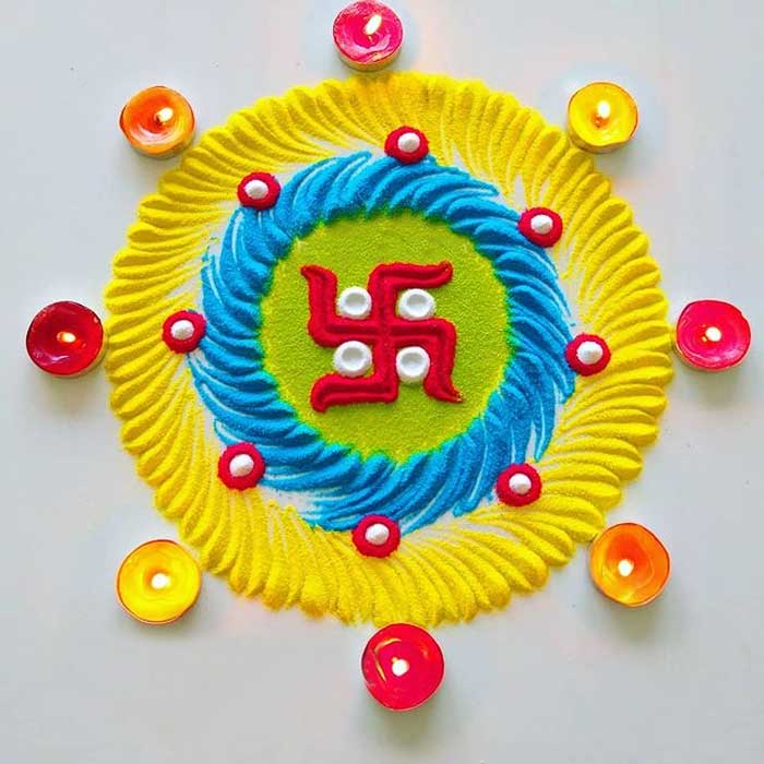 chaitra navratri rangoli