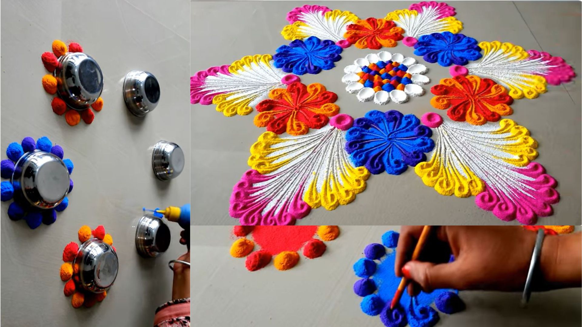 easy gudi padwa rangoli