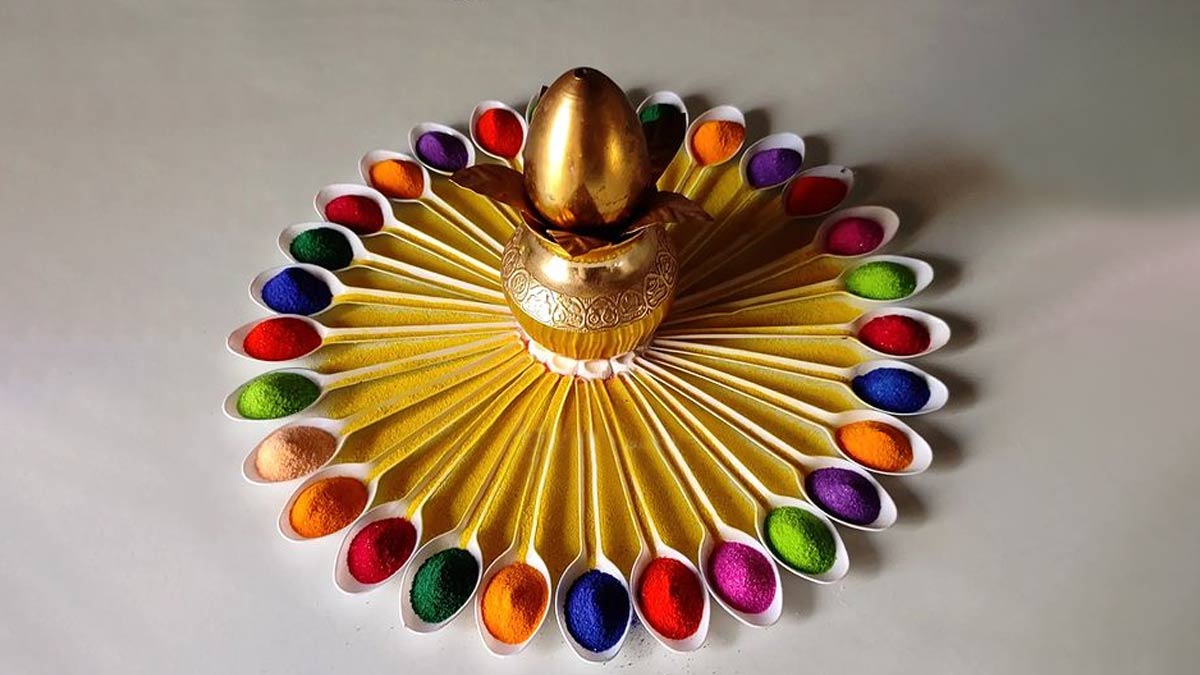 gudi padwa rangoli design