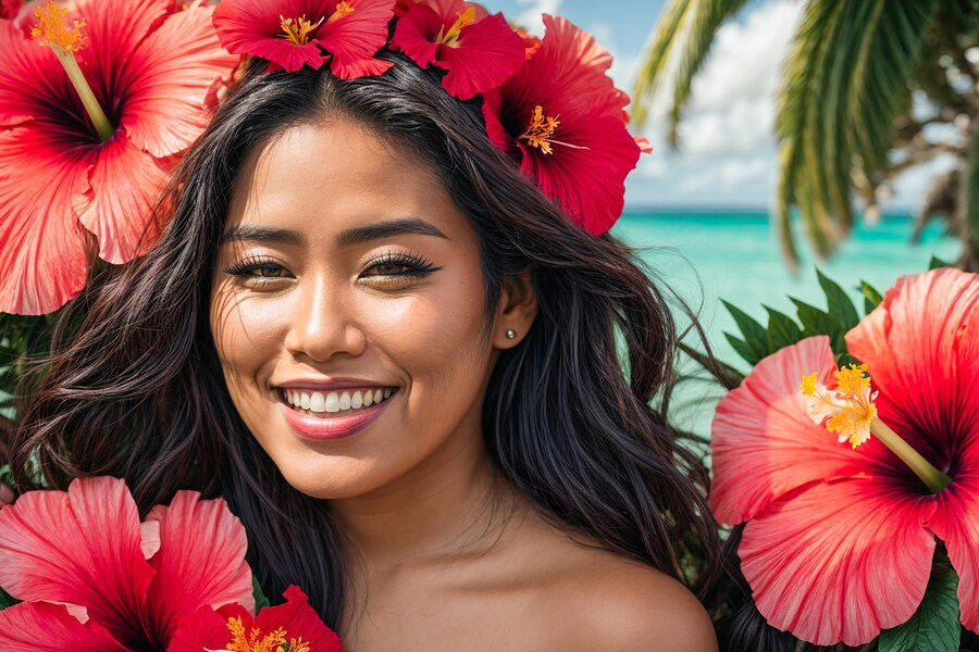 hibiscus hair mask for long hair