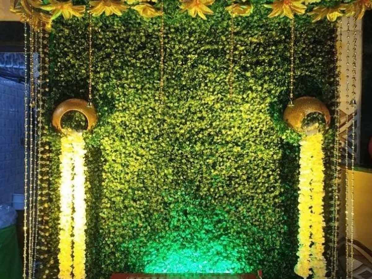 how to make mata pandal with artificial flower