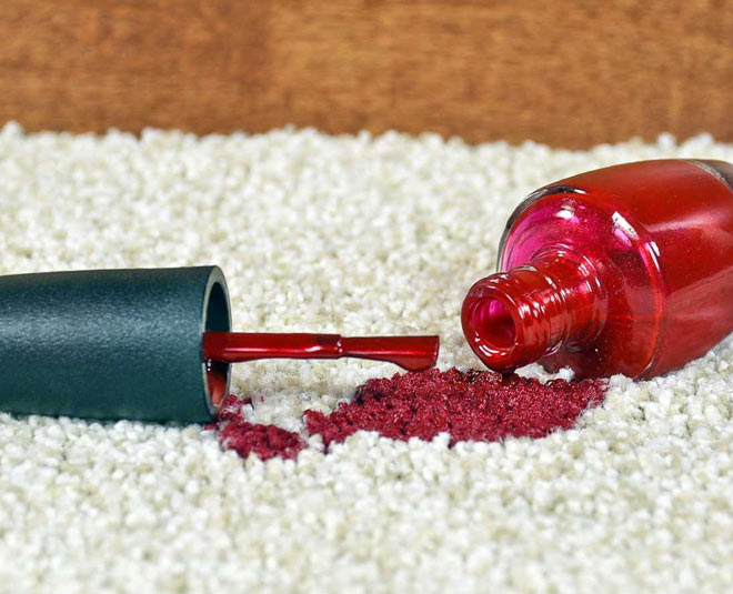 how to remove nail polish frm white pants