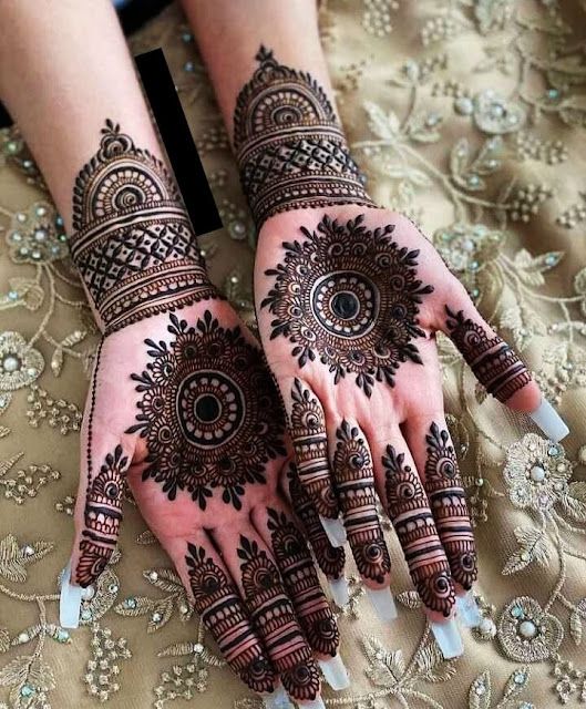 mandala mehndi designs eid bracelet