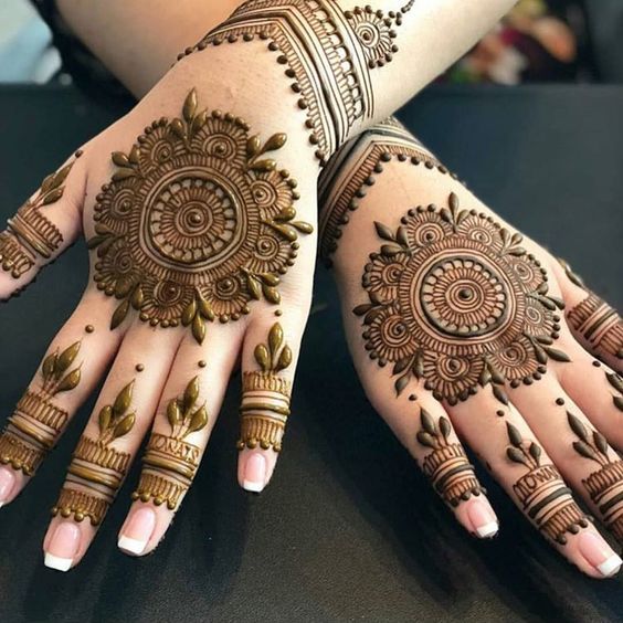 mandala mehndi designs eid floral