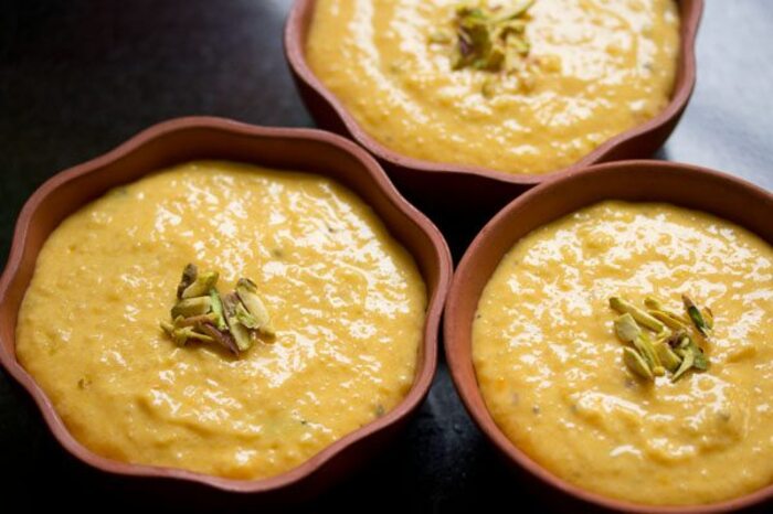 mango phirni recipe ()