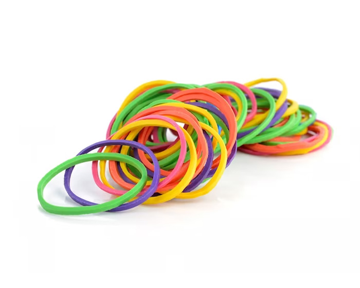 rubber band and its process