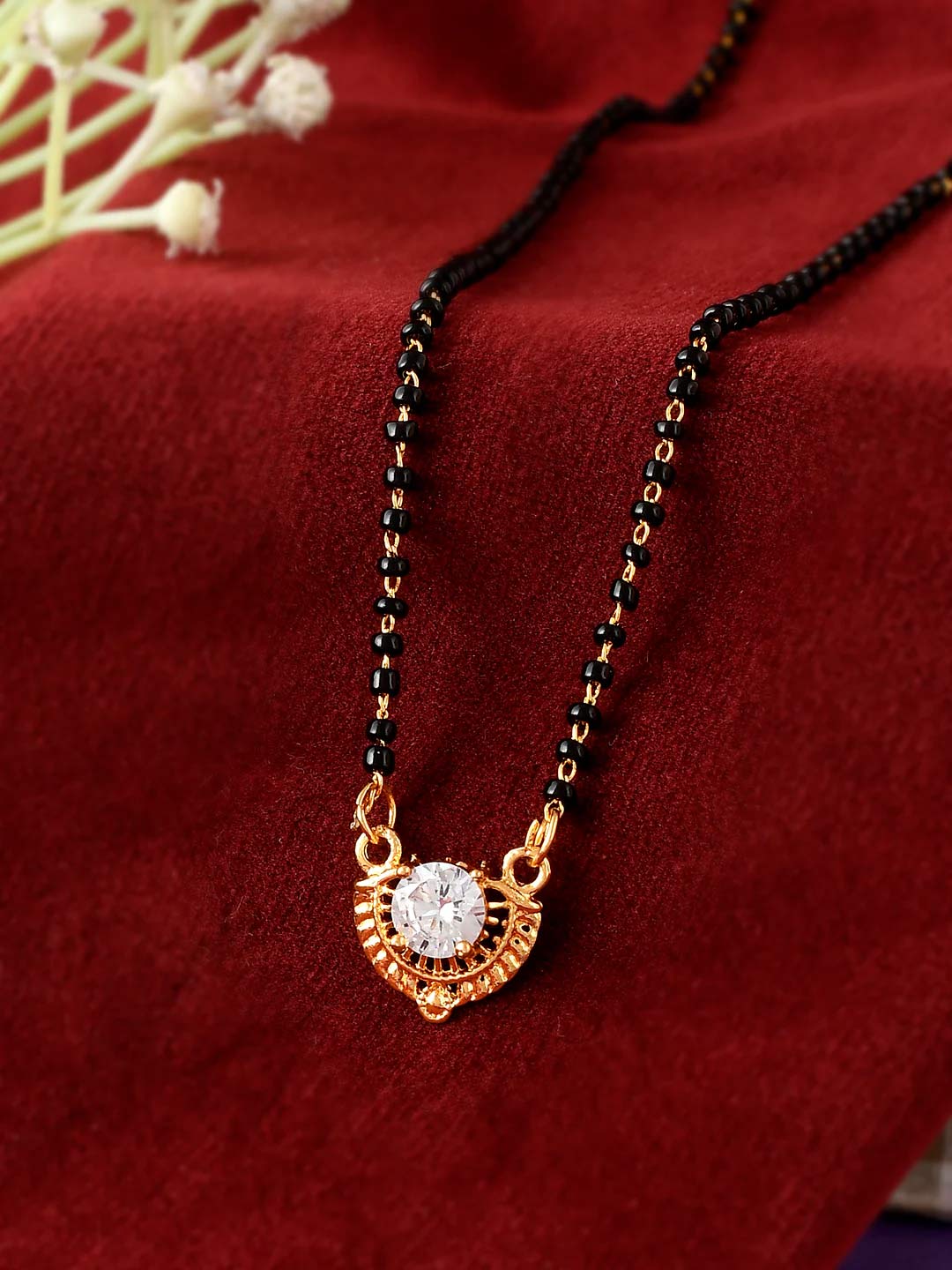 stone design mangalsutra
