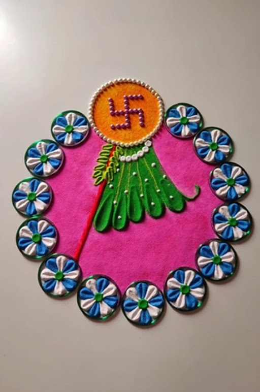 ugadi easy rangoli 