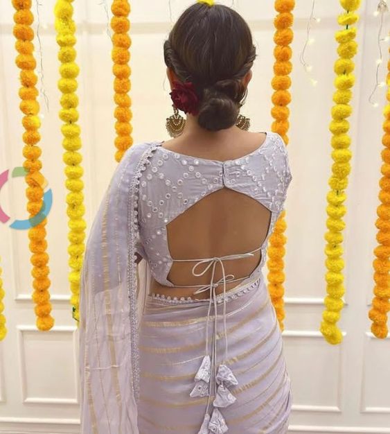 wedding blouse designs backless