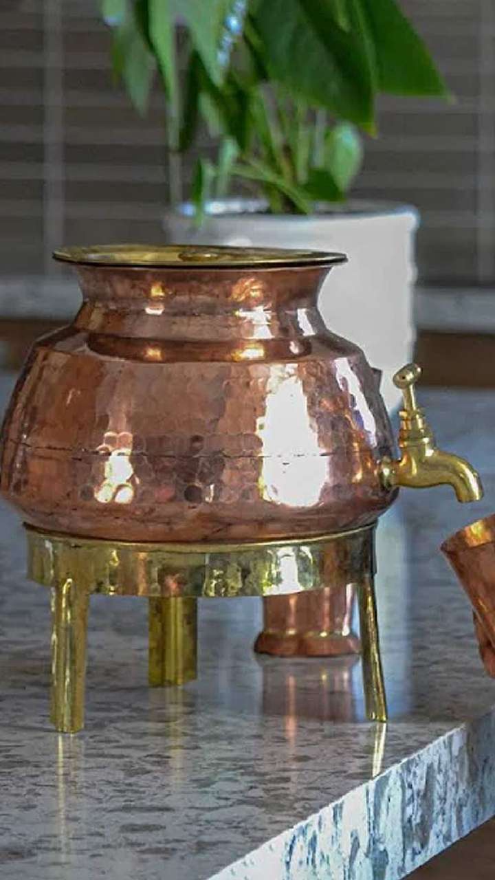 why water should be kept in copper vessel at kitchen slab