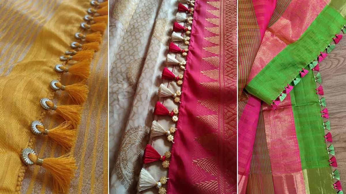 Saree tassels new designs store