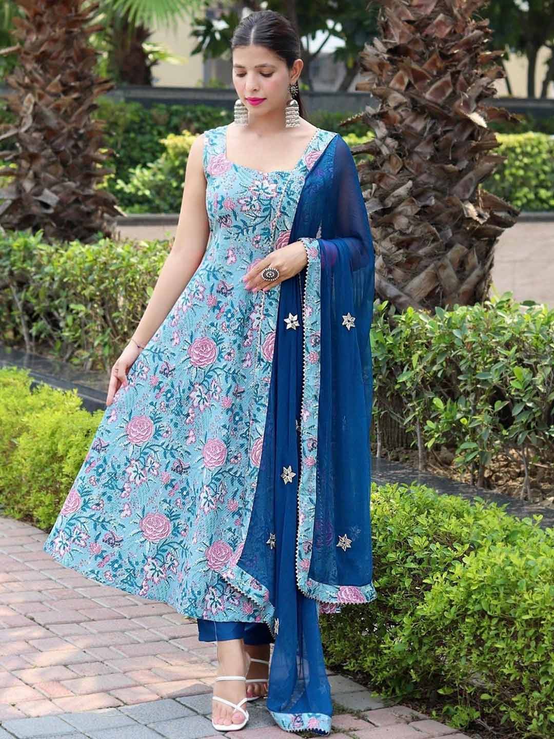 Blue Suit Designs For Women
