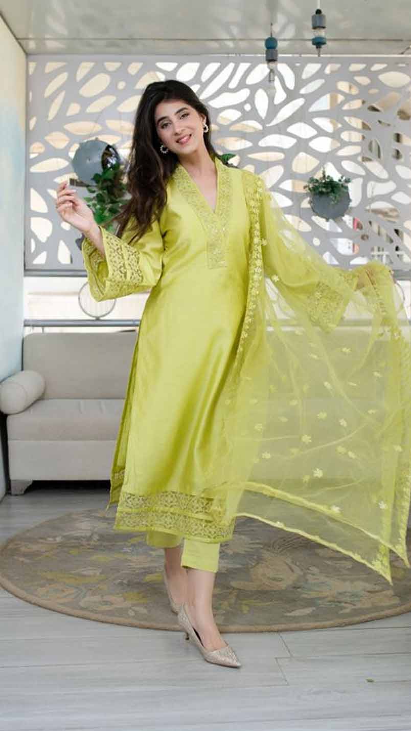 Cotton Lace Suit Design