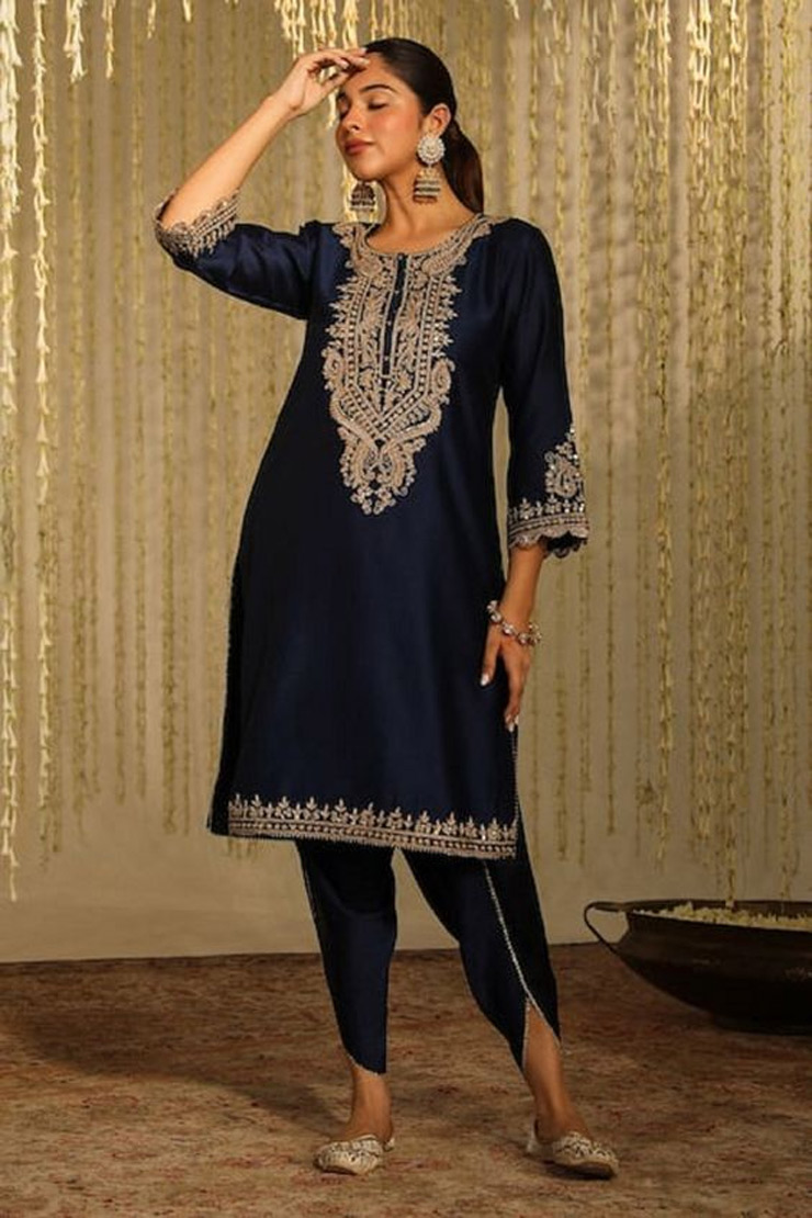 Dhoti Ankle Pant Suit Designs