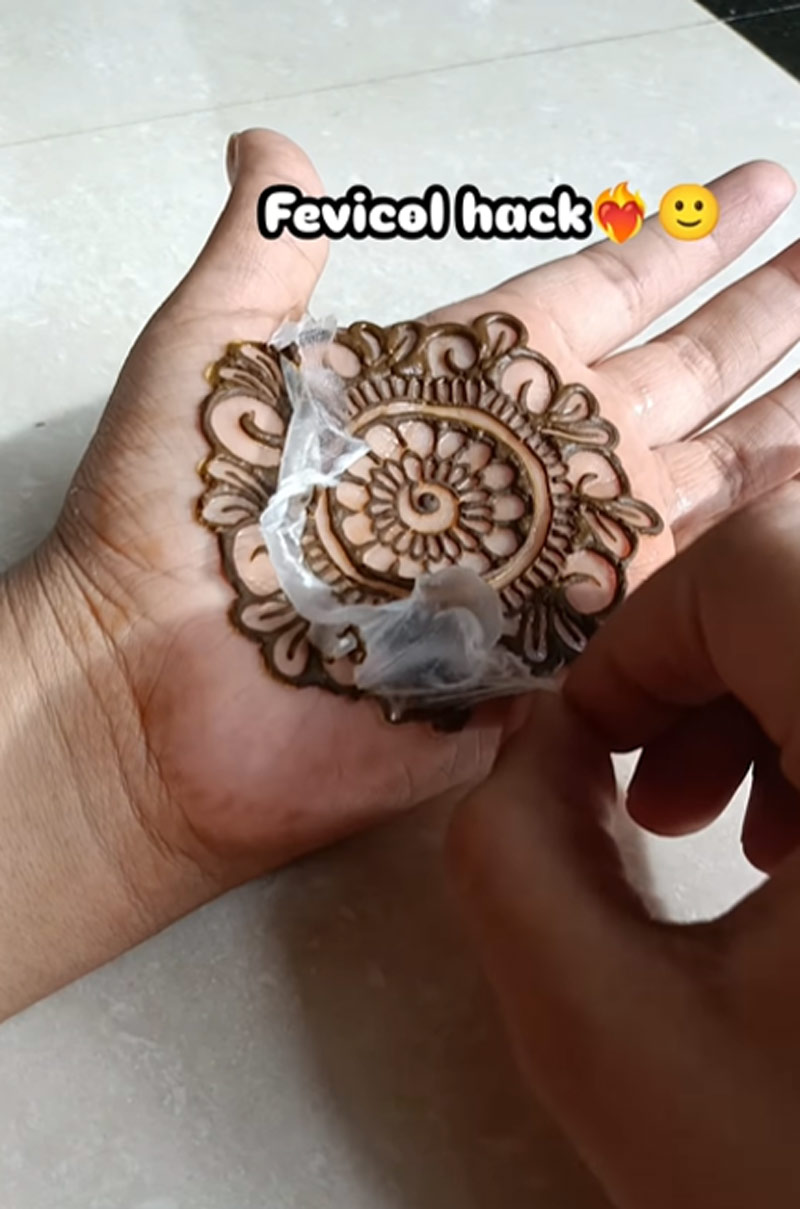 Fevicol on Henna Design Benefits