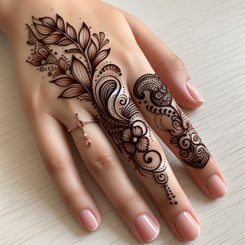 Finger Mehndi Design