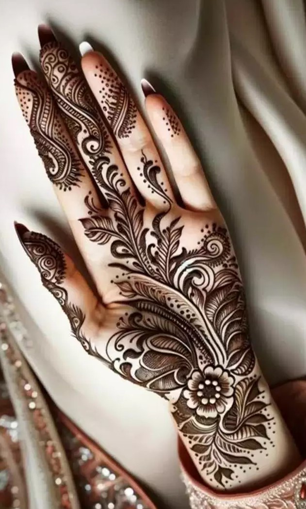 Floral Mehndi Designs