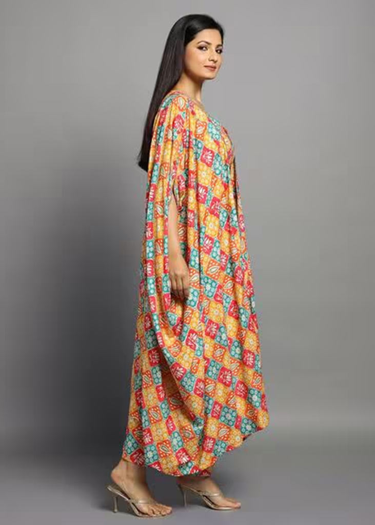 Floral Print Crop Top Skirt and Shrug Set