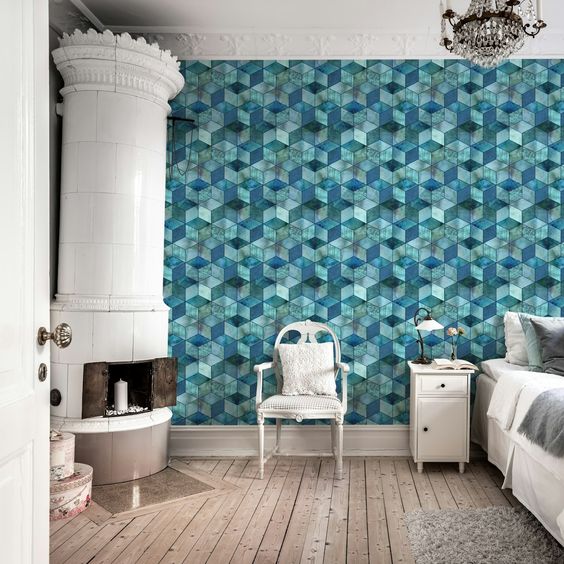 Geometric D Print Wall Design