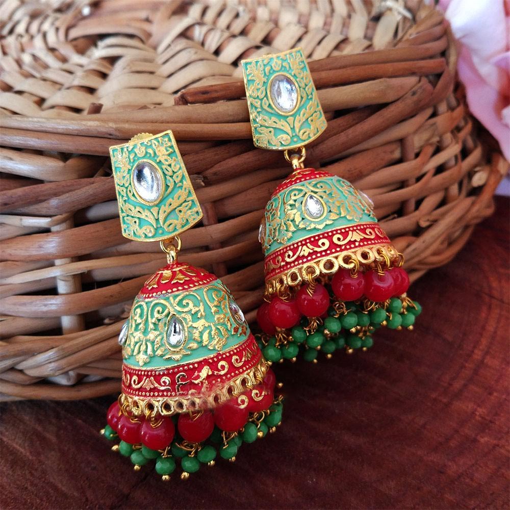 Green Red Jhumki