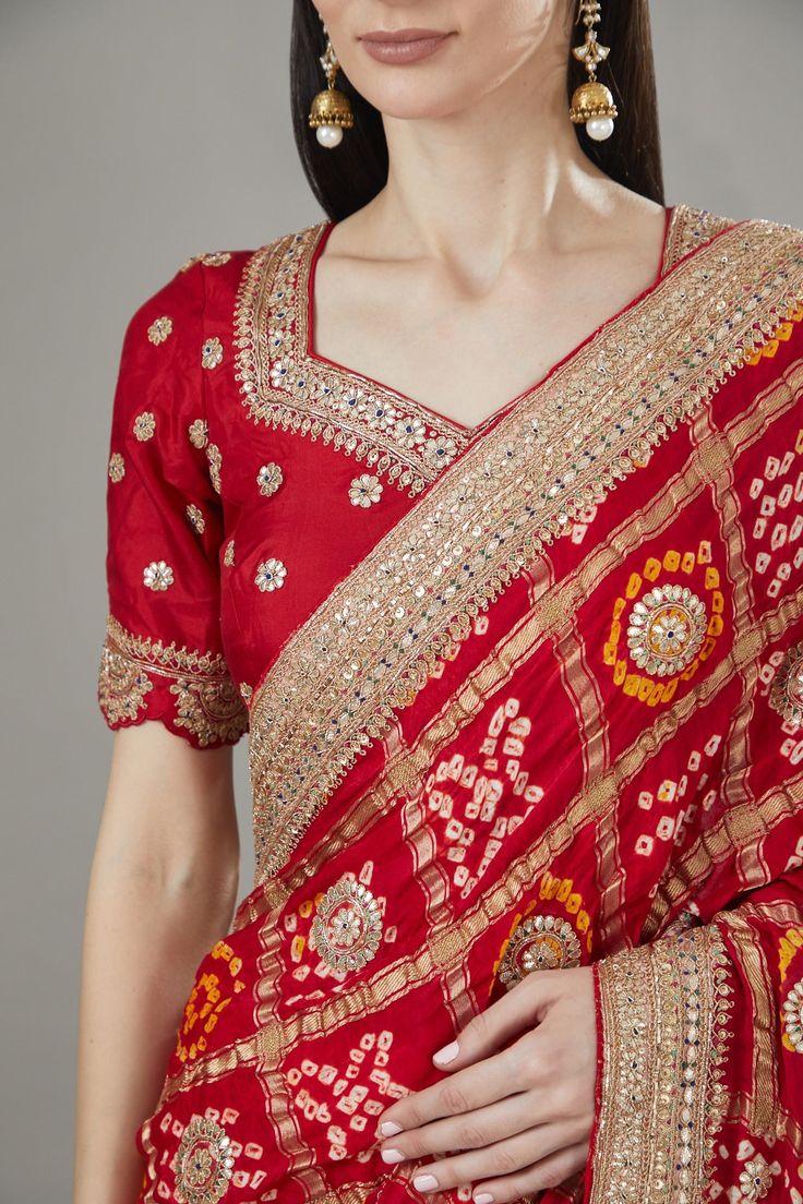 Half Sleeve Blouse Design