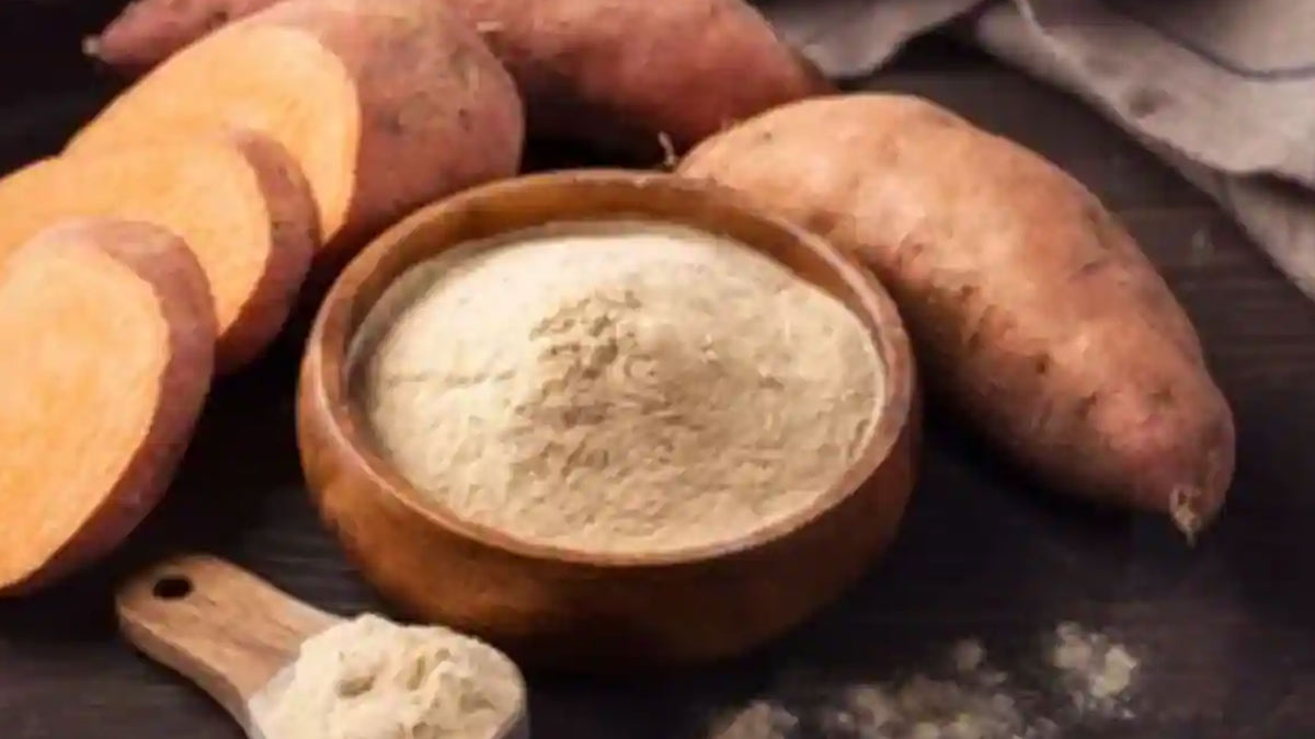 How to dry sweet potatoes for flour