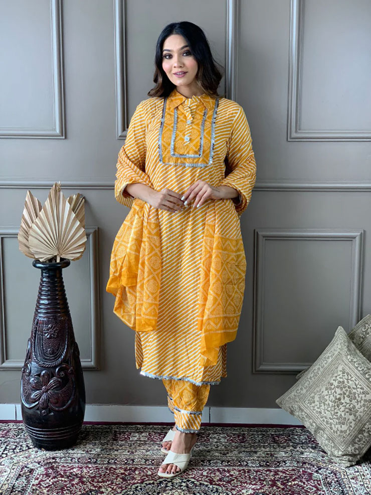 Lace Work Afghani Suit Salwar
