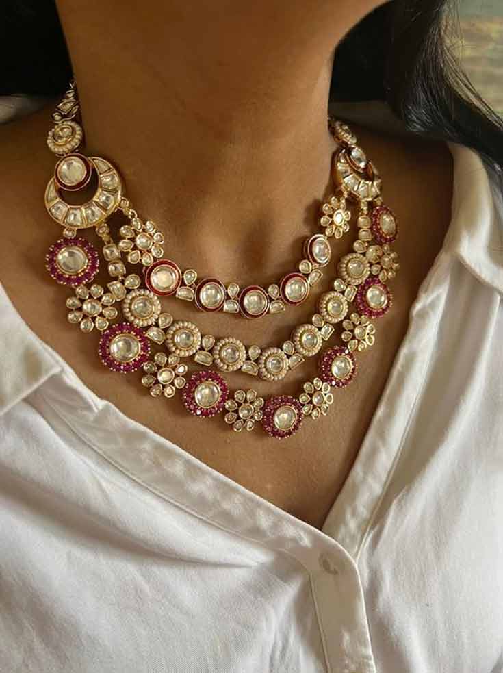 Layered Kundan Necklace