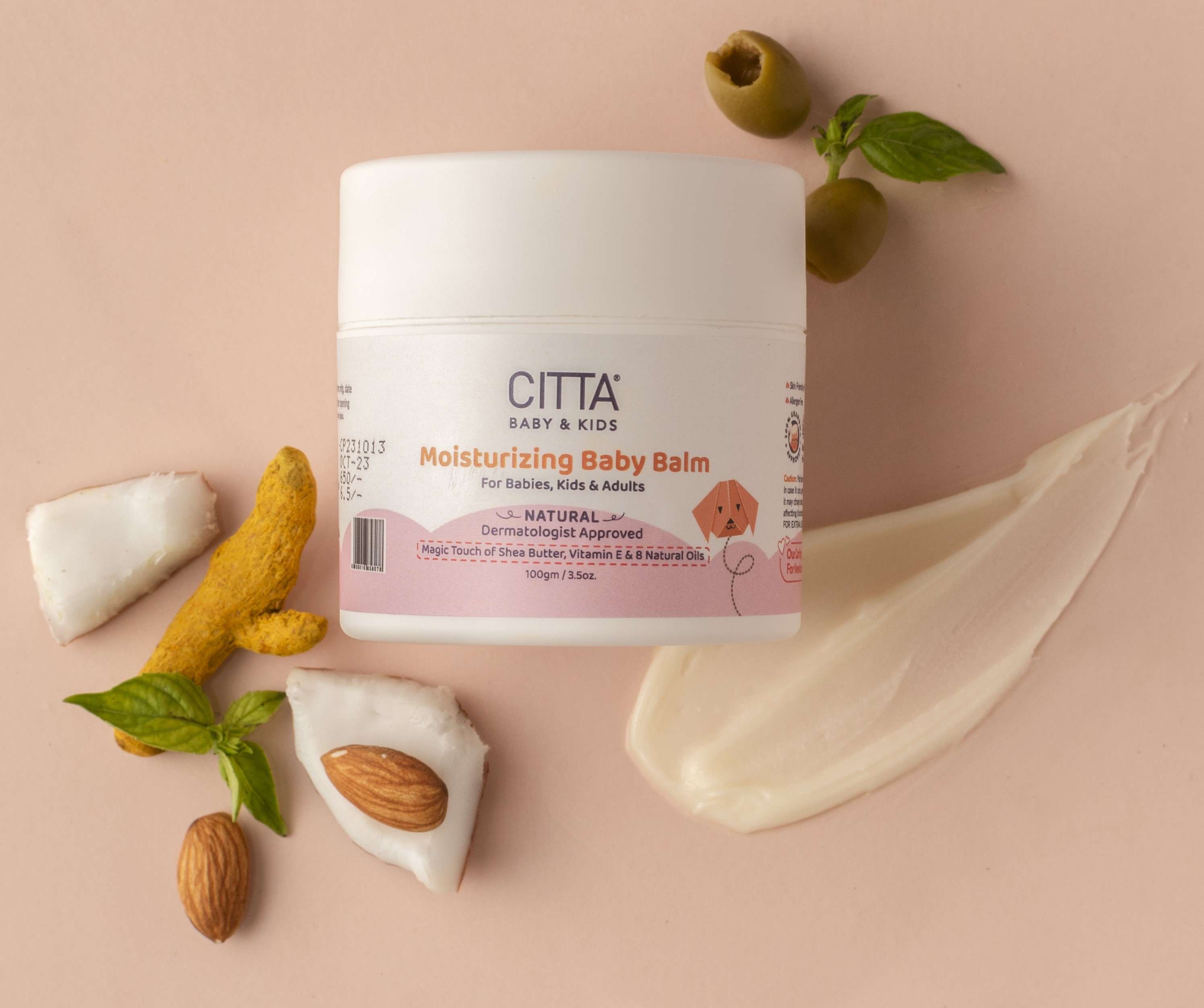 Natural Moisturising Baby Balm CITTA ()