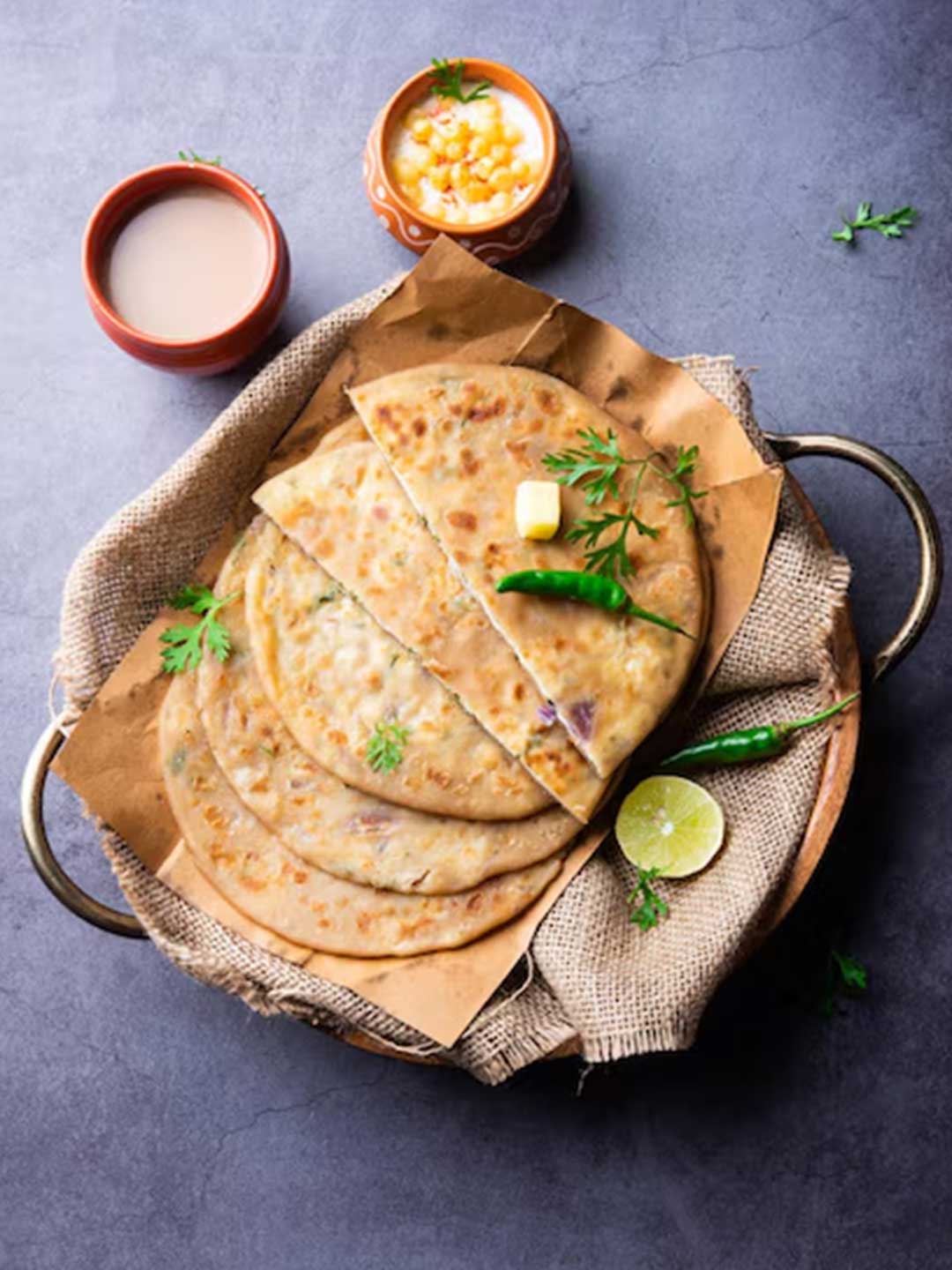 Paneer Bhurji Paratha