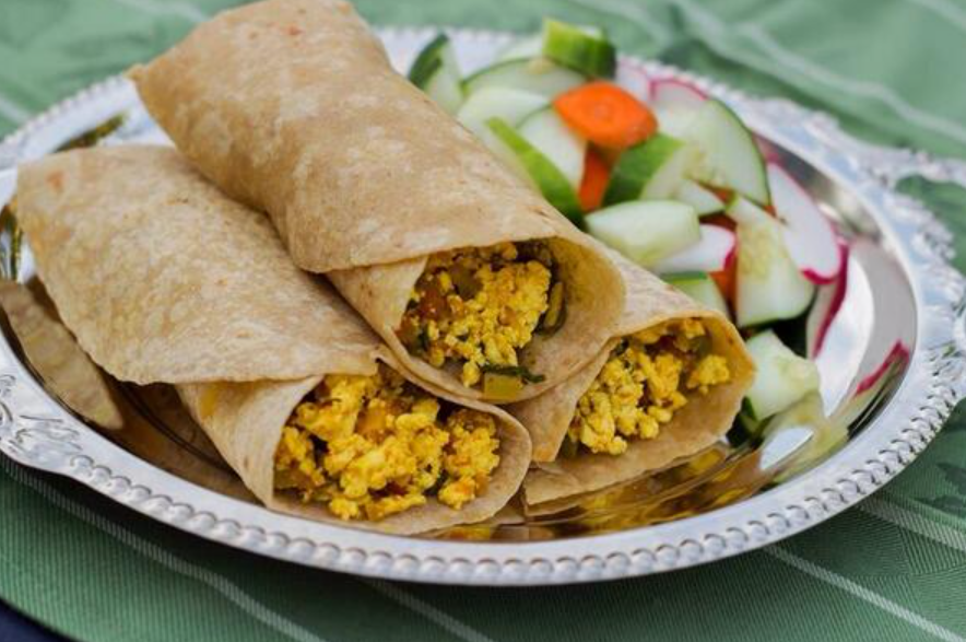 Paneer Bhurji Roll