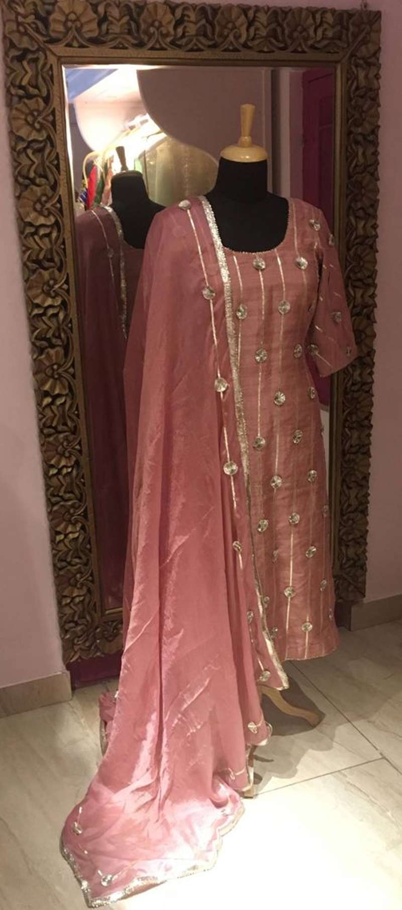 Pastel Jaipuri Gota Patti Suit Design