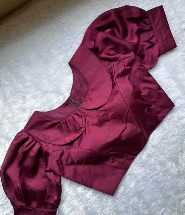 Puff Sleeve Peter Pan Collar Blouse