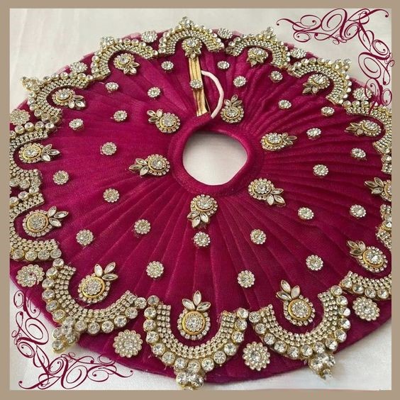 Stone Embellished Laddu Gopal Dress