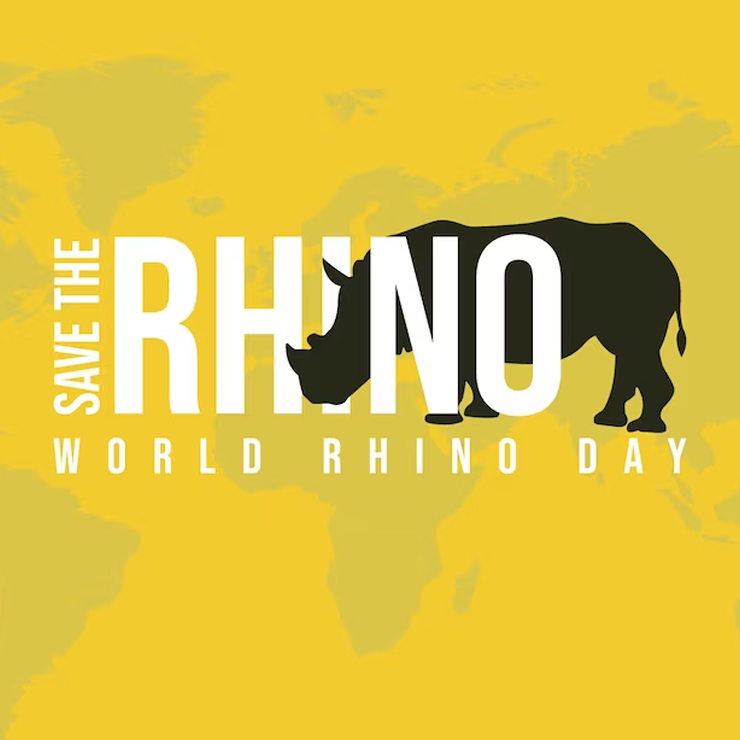 Sunday, September –World Rhino Day 