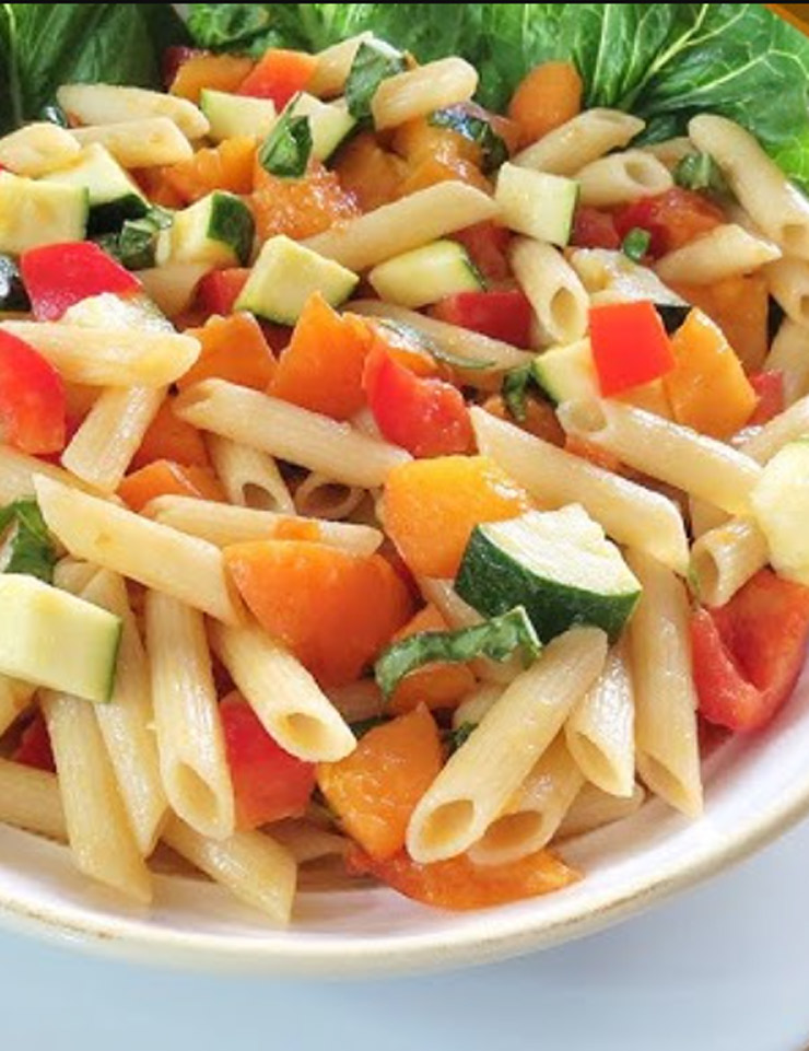 Tri Colour Pasta Salad